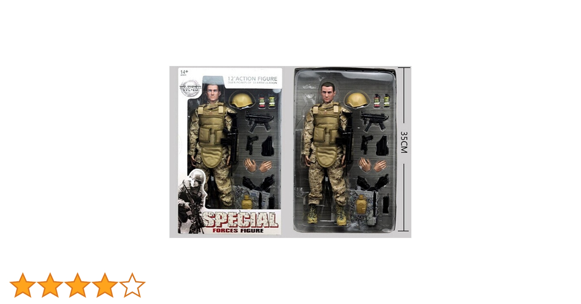 30cm 1/6 Military Army Combat Desert ACU Soldier Action